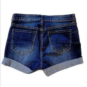 S.O.N.G curvy high rise denim shorts